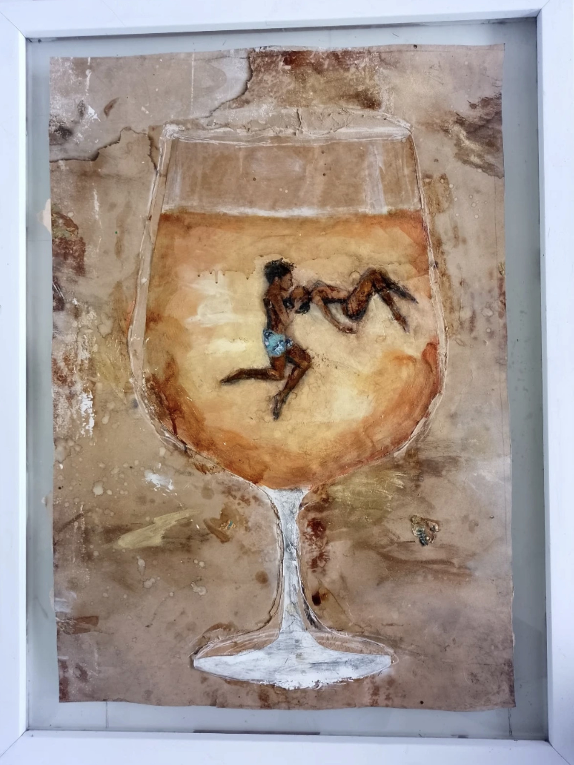 A sensual feeling out of an autumn harvest collection of wine