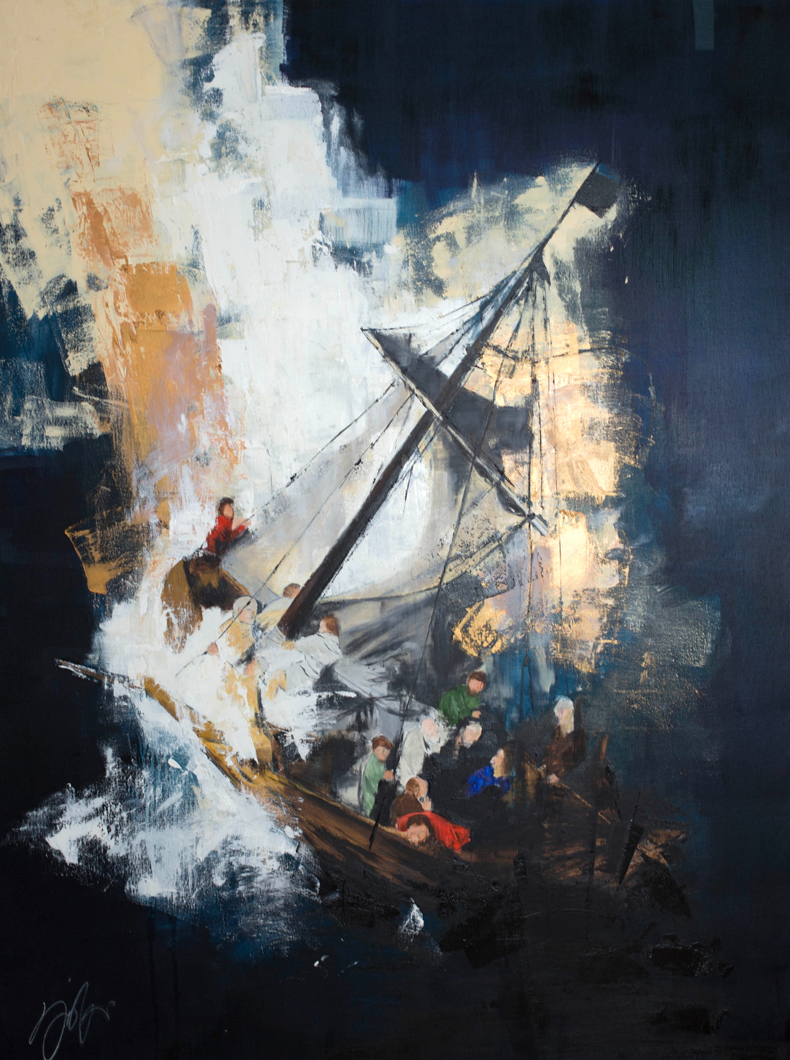 After Rembrandt ship