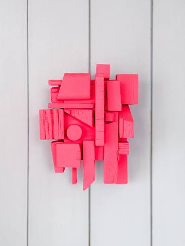 Bold Neon wood Assemblage