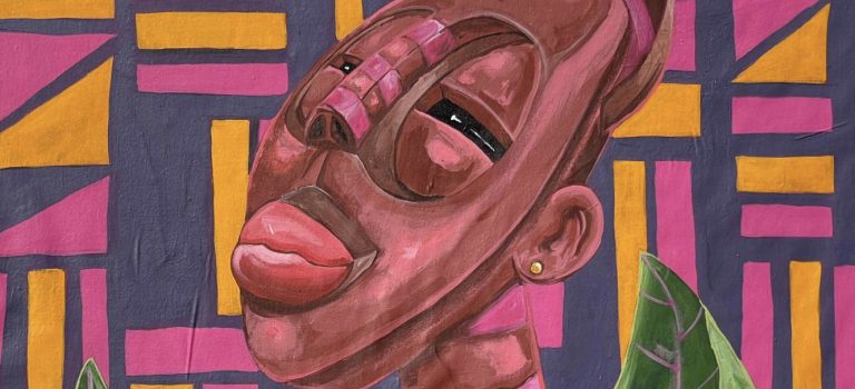 A visit to the studio of Ahmed Partey, the Artist of the Month for West Africa