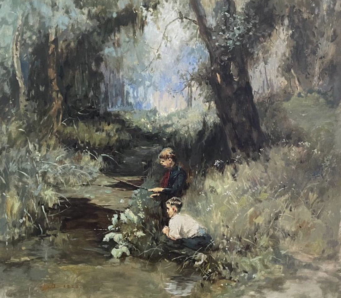 Friends fishing