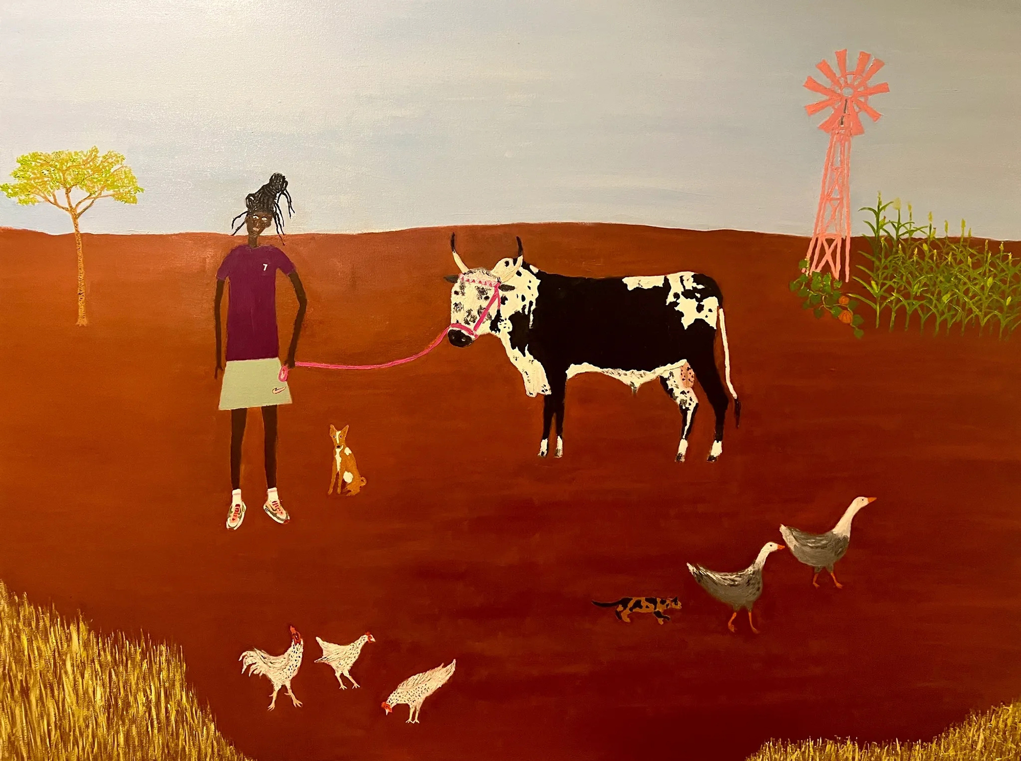 The Girl and Her Nguni Bull