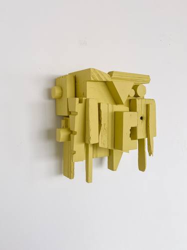 Yellow Abstract Sculpture