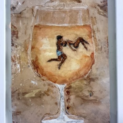 A sensual feeling out of an autumn harvest collection of wine