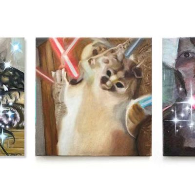Cat Mountain Cat Sea Disco Cat Shiny Button
