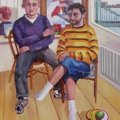 Conor and Matt at 9 Lower Mall