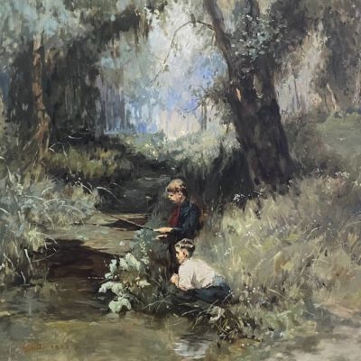Friends fishing