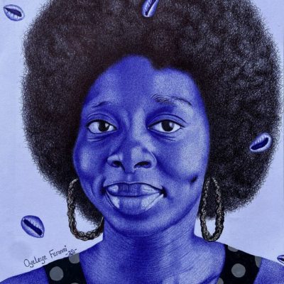 Girl with an Afro Hair