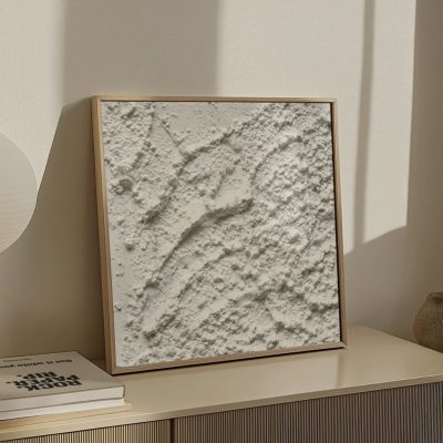 Ground Texture In White