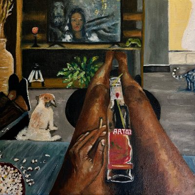 Laid-back Silence - Sips and Reel Reflection