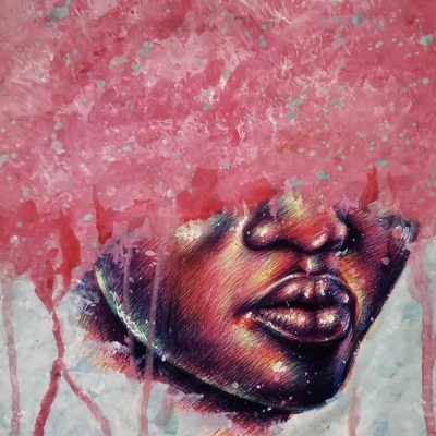 Pink Peeping Out of the Blue