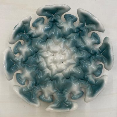 Plate with traditional motif