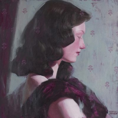 Portrait of a woman in profile