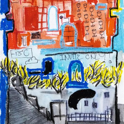 Rooftop party on thursday afternoon