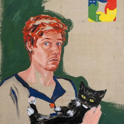 Self Portrait with Csoki