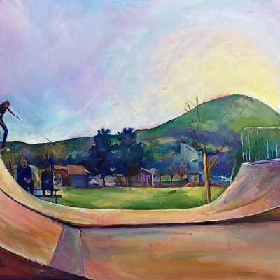 Skater and Spectators