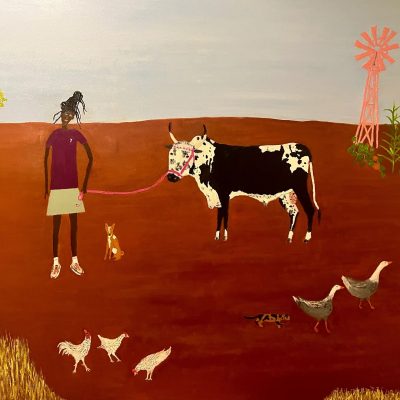 The Girl and Her Nguni Bull