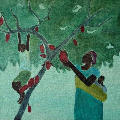 Under the Cocoa Tree While Mama Gathers