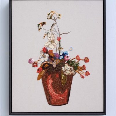 Vase of Flowers After Frances Hodgkins